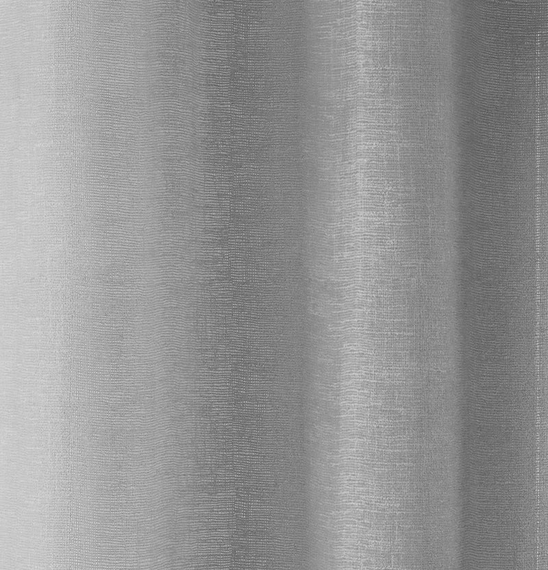 Rhodes Silver Linen-Look Sheer Voile Panels Pair
