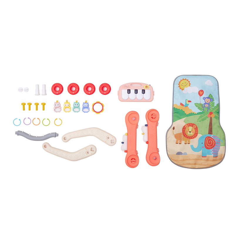 Kidkid 2-in-1 Baby Walker and Musical Play Mat