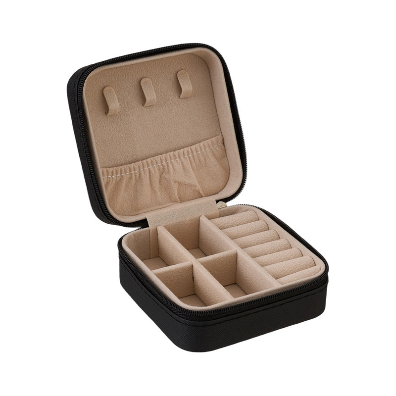 Sheonly Portable PU Leather Travel Jewellery Box