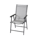 Breeins Metallic-Frame and Fabric Foldable Chairs Set of 2/4