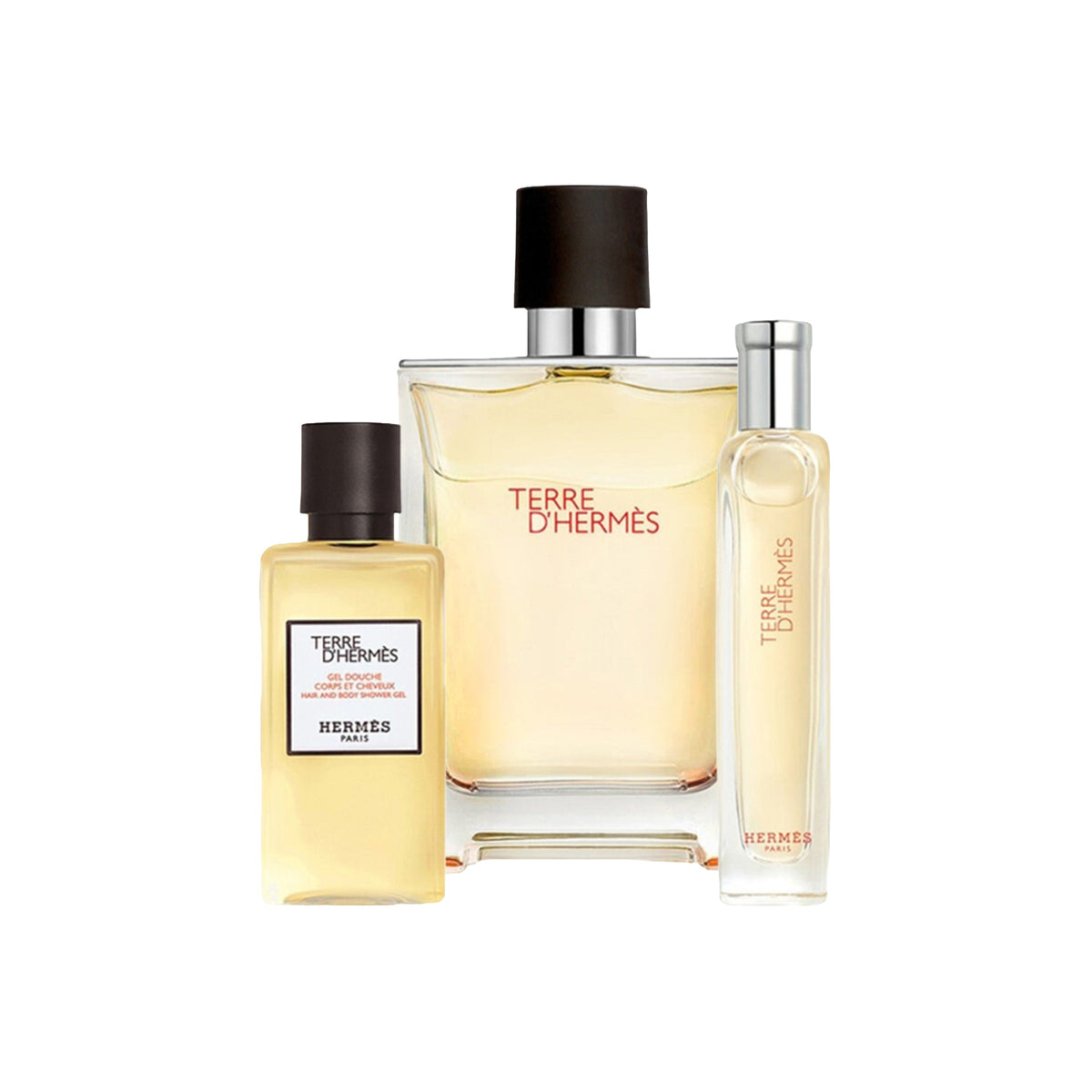 Hermès Terre D'hermès Eau De Toilette 100ml 3 Piece Gift Set: 15ml- Ea