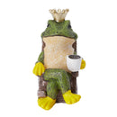 Lifeideas Frog Prince Figurine Resin Tabletop Ornament