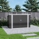Livingandhome Heavy Duty Steel Bicycle/Bin Storage Shed