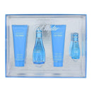 Davidoff Cool Water Woman 4 Piece Gift Set: Eau De Toilette 50ml, Shower Gel, Body Lotion, Eau De Toilette 15ml