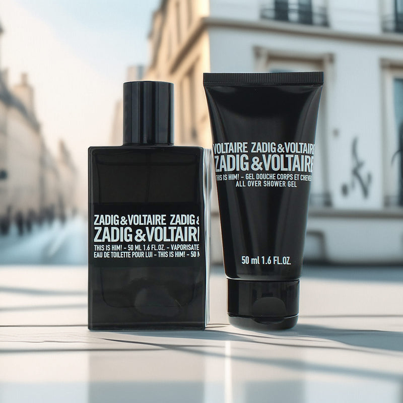 Zadig & Voltaire This Is Him! 2 Piece Gift Set: Eau de Toilette 50ml - Shower Gel 50ml