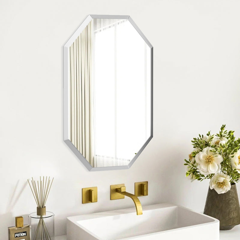 LivingandhomeDecorative Frameless Wall Mirror