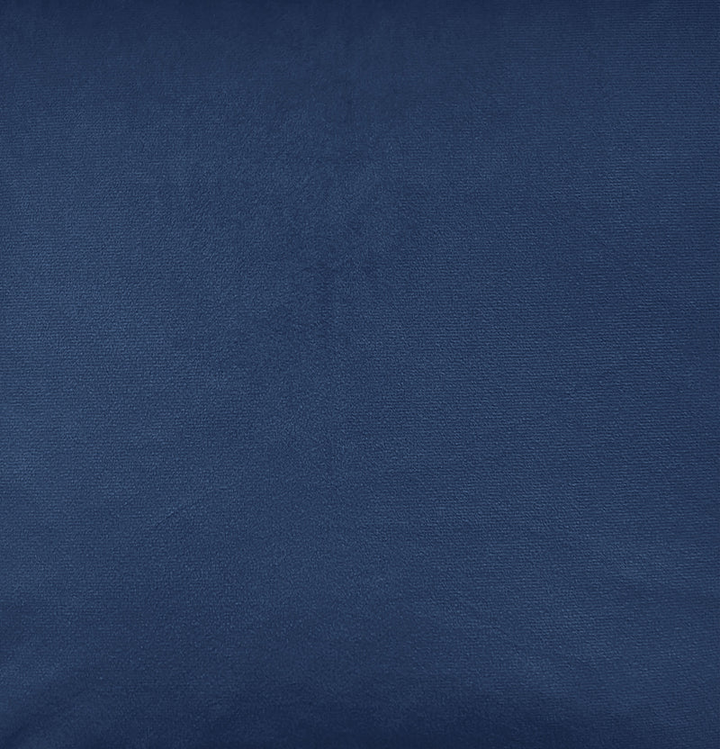 Luxury Enhanced Living Pair of Navy Velvet Cushion Covers
