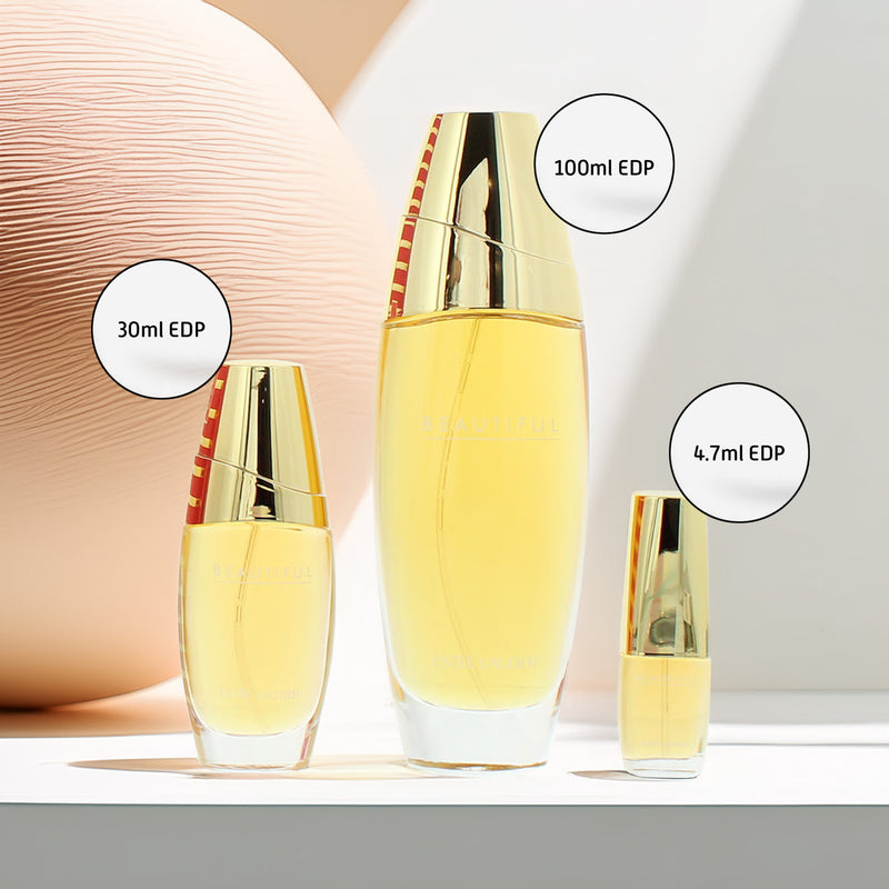 Estée Lauder Beautiful 3 Piece Gift Set: Eau De Parfum 100ml - Eau De Parfum 30ml - Eau De Parfum 4.7ml