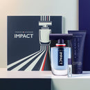 Tommy Hilfiger Impact 3 Piece Gift Set: Eau De Toilette 100ml - Body Wash 100ml- Eau de Toilette 4ml (stored in the lid of the 100ml bottle)