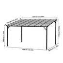 Wall-Mounted Lean to Patio Canopy L or XL