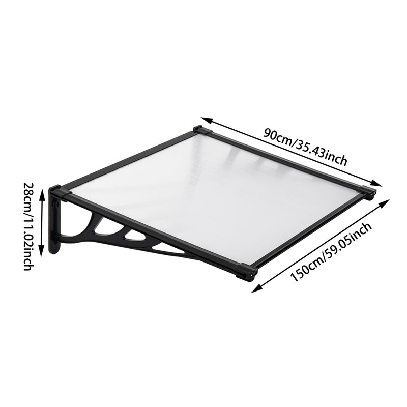 Garden Sanctuary Door Window Awning Canopy Rain Cover