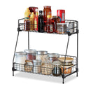 Lifeideas 2-Tier Free-Standing Spice Rack & Organizer