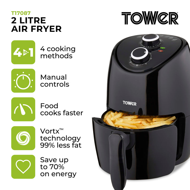 Tower 2L Manual Airfryer