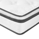 Livingandhome 11Inch King Mattress Wavy Foam Pocket Spring Hybrid Mattress