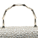 Modishion Shiny Handbag Clutch Bag with Crossbody Shoulder Chain