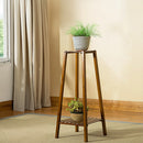 Breeins Solid Wood Indoor Plant Shelf Unit