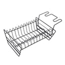 Livingandhome Multifunctional 2 Tier Detachable Dish Drainer Rack