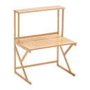 Livingandhome 2-Tier Free Standing Spice Rack Microwave Organizer