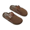 Closed-Toe Slip-On Mules Sandals