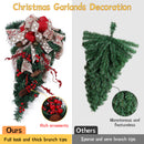 Lifeideas Ribbon Bow Christmas Teardrop Swag