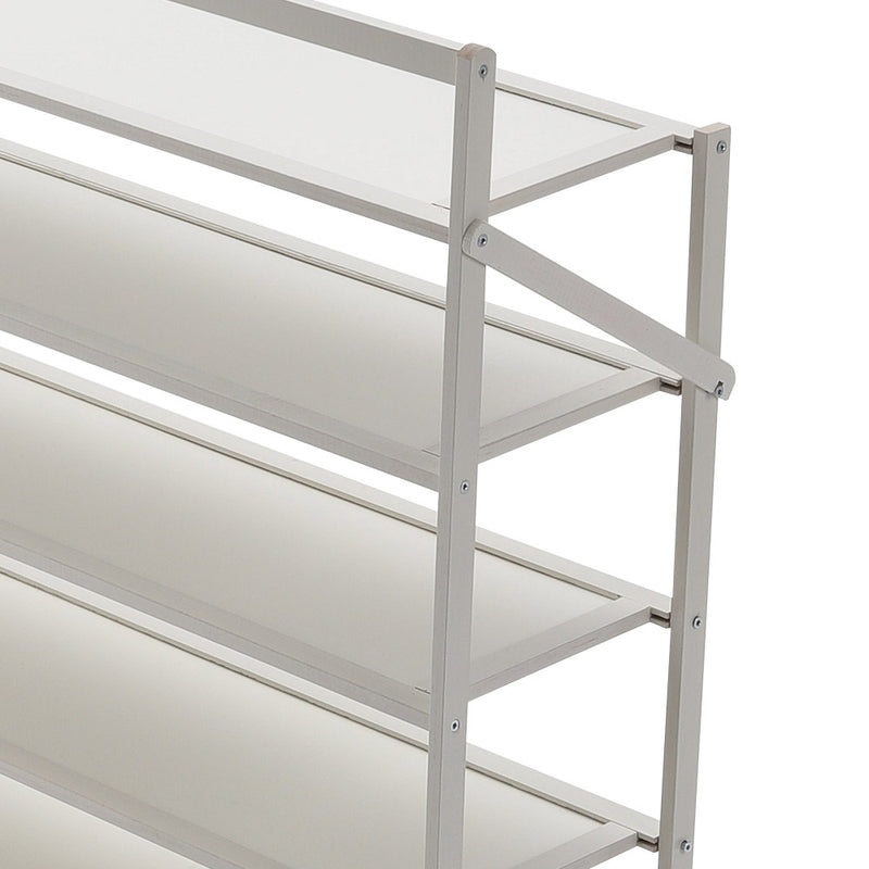 Lifeideas 6-Tier Foldable Bamboo Shoe Rack