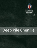 Chenille Blackout Ring Top Curtains Green