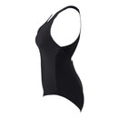 Women One Piece U-Neckline Swimsuit - Black