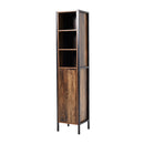 Livingandhome Tall Storage Cabinet with Single-door