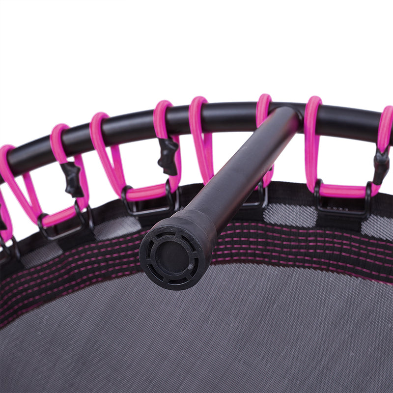 Lifeideas 48in Bungee Cords Foldable Round Trampoline with Adjustable U-Handle Bar