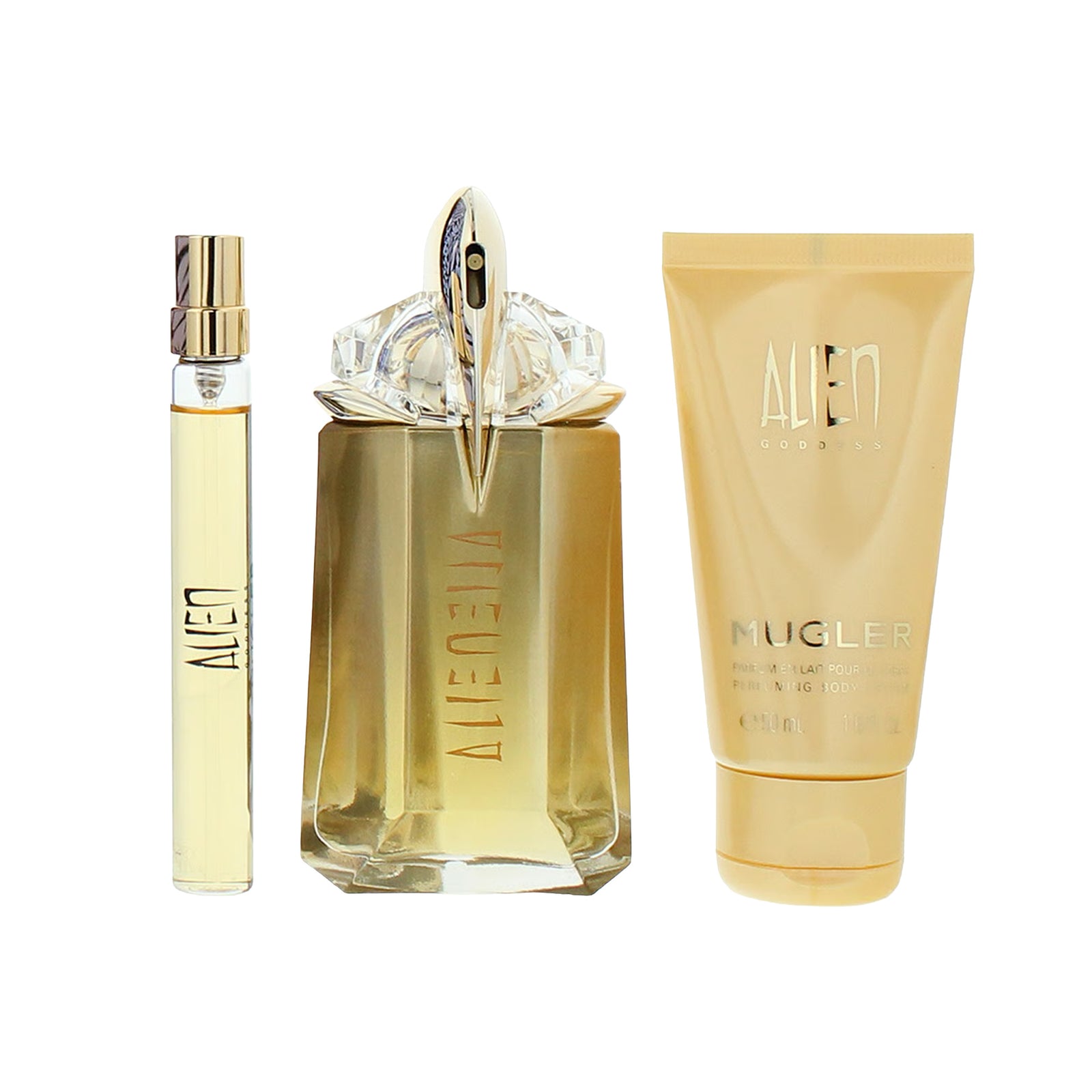 Mugler Alien Goddess 3 Piece Gift Set: Eau de Parfum 60ml - Eau de Par