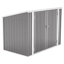 Breeins Steel Trash Can Recycle Bin Enclosure Storage Shed