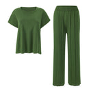 2-Piece Casual Outfits Knitted Lounge Set