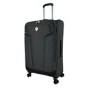 Beverly Hills Polo Club EVA Soft Shell Suitcase - Grey | Individual Sizes 20" 28" 33" - 4 Spinner Wheels