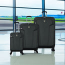 Beverly Hills Polo Club EVA Soft Shell Suitcase - Grey | Individual Sizes 20" 28" 33" - 4 Spinner Wheels