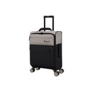 IT Luggage Megalite EVA Lightweight Expandable Suitcase - Cabin, Medium & Large Soft Shell Luggage - Warm Grey & Black