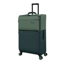IT Luggage Megalite EVA Lightweight Expandable Suitcase - Cabin, Medium & Large Soft Shell Luggage - Duck Green