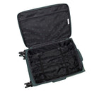 IT Luggage Megalite EVA Lightweight Expandable Suitcase - Cabin, Medium & Large Soft Shell Luggage - Duck Green