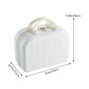 Livingandhome Portable Hard Shell Handheld Makeup Travel Case