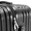 Livingandhome Hardshell Spinner Wheel Luggage Travel Suitcase