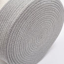 Lifeideas Woven Basket Baby Kids Toys Storage Clothes Hamper Laundry Basket With Pom Poms Grey