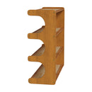 Livingandhome Minimalist Bamboo Shoe Rack