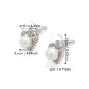 Heart-Shaped Stud Earrings