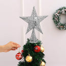 Lifeideas Wrought Iron Star Tree Topper Christmas Decoration