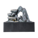 Breeins Tabletop Waterfall Fountain with LED Lighting
