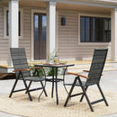 Outsunny Outdoor Folding Dining Chair, Dining Chair