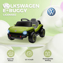 AIYAPLAY Volkswagen Licensed Kids Electric Car w/ Remote, Suspension, Green