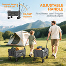 Outsunny 41L Festival Trolley, 60kg Heavy Duty Folding Trolley Cart