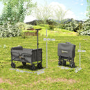 Outsunny 41L Festival Trolley, 60kg Heavy Duty Folding Trolley Cart