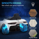 AIYAPLAY White Maserati MC20 Licensed 12V Kids Ride On Car W/ Remote