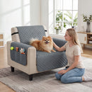 PawHut Waterproof Sofa Cover, Soft Couch Cover for Dogs Cats Pets Grey